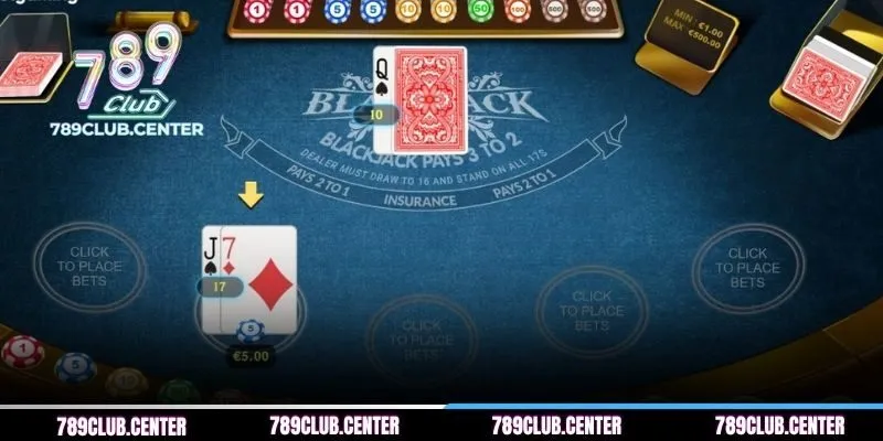 Giới thiệu game Blackjack trên 789CLUB