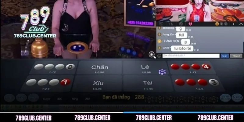 Quy trình chơi Xóc đĩa livestream tại 789CLUB